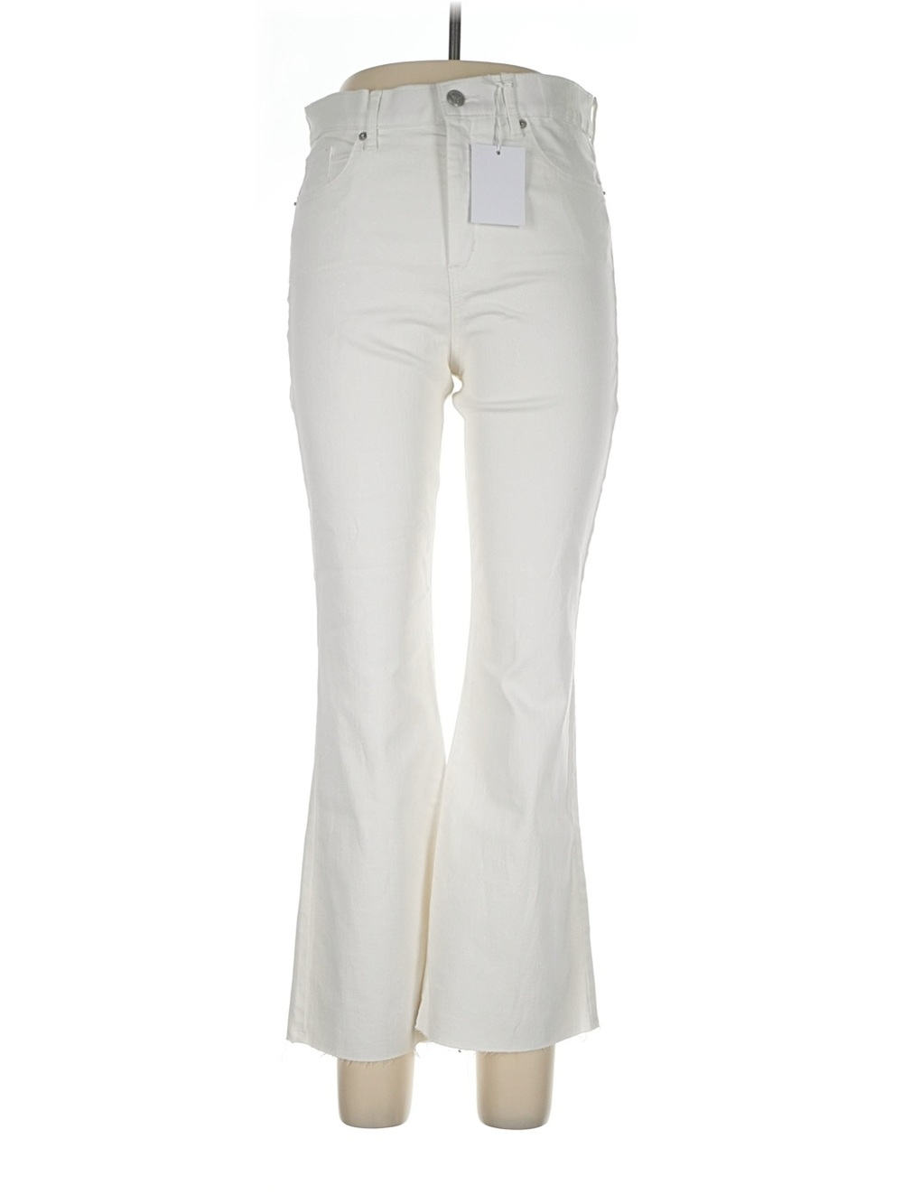 NWT Jessica Simpson 10 White High-Rise Flare Jeans
